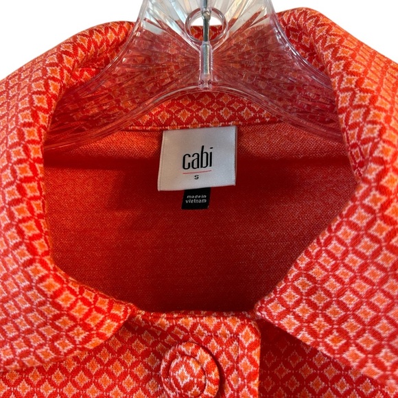 CAbi Matchmaker Orange Textured Skort Suit Set - Picture 9 of 14